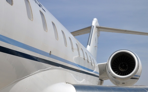 E-11A BACN aircraft at Kandahar Airfield, Afghanistan