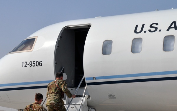 E-11A BACN aircraft at Kandahar Airfield, Afghanistan