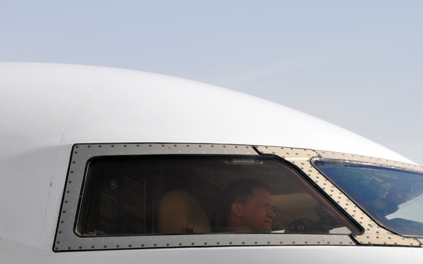 E-11A BACN aircraft at Kandahar Airfield, Afghanistan