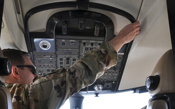E-11A BACN aircraft at Kandahar Airfield, Afghanistan