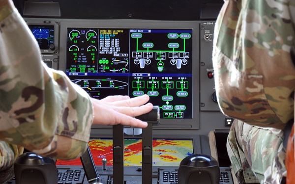 E-11A BACN aircraft at Kandahar Airfield, Afghanistan