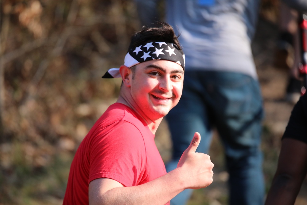 2CR Soldiers participate in the 7th Annual Rugged Terrain Obstacle Run