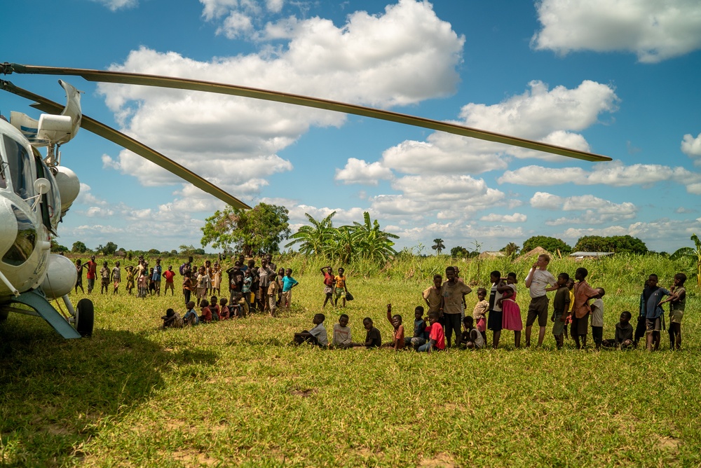 How Some Of The Humanitarian Aid Transported By U.S. Military Is Distributed By The World Food Programme