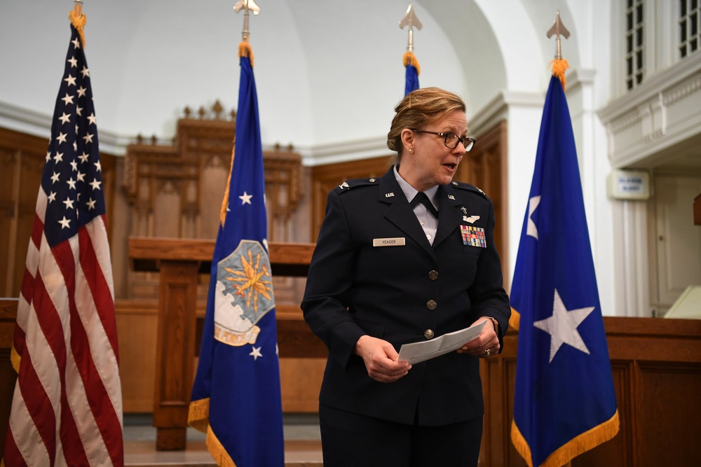 Chaplain (Col.) Yeager Promotion Ceremony