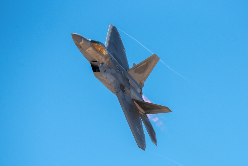 F-22 Demo Team: Thunder &amp; Lightning Over Arizona