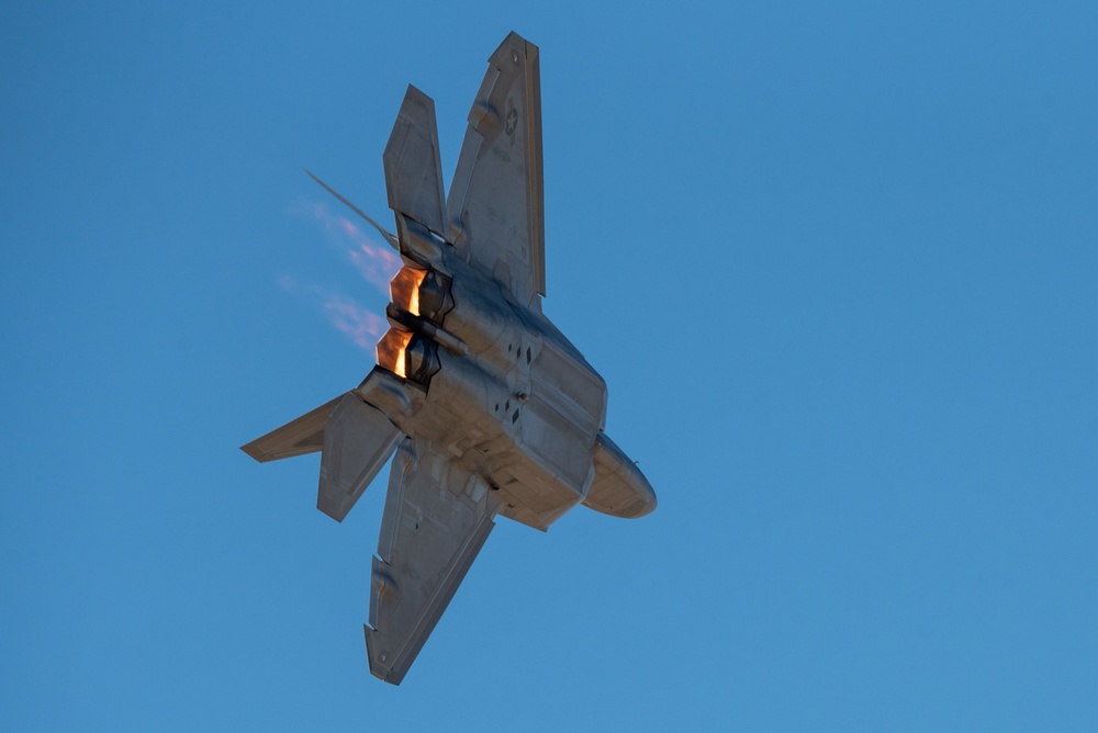 F-22 Demo Team: Thunder &amp; Lightning Over Arizona