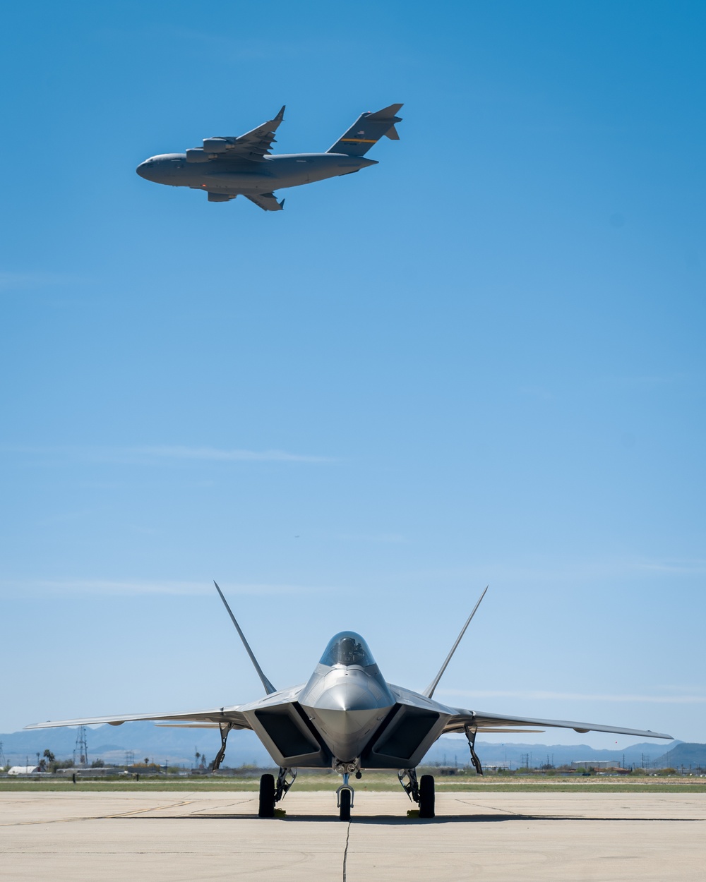 F-22 Demo Team: Thunder &amp; Lightning Over Arizona