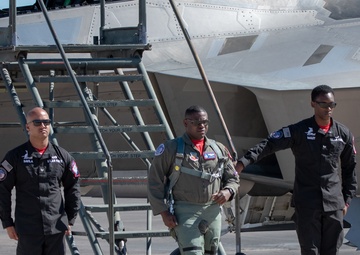 F-22 Demo Team: Thunder &amp; Lightning Over Arizona