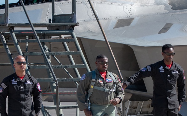 F-22 Demo Team: Thunder &amp; Lightning Over Arizona