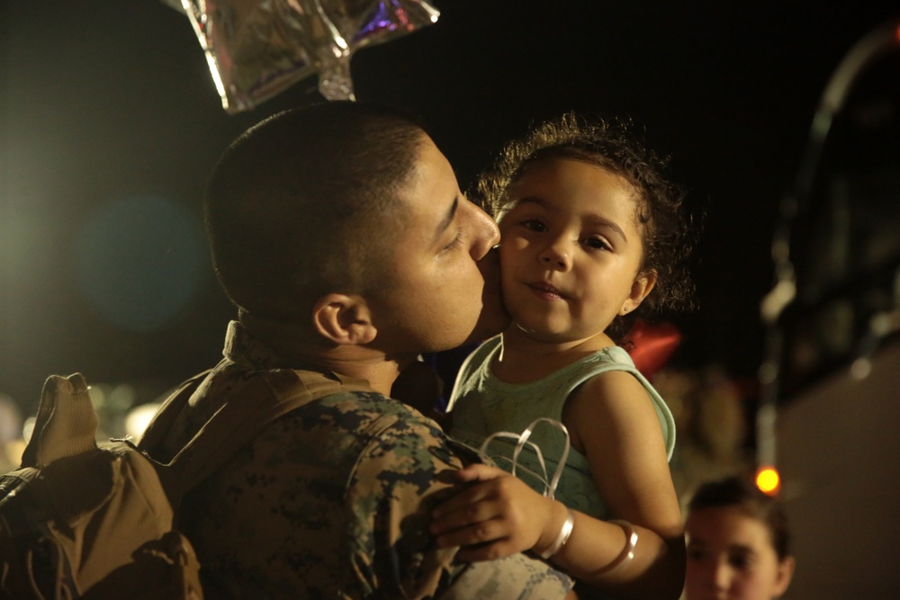 SPMAGTF Marines and Sailors Return Home