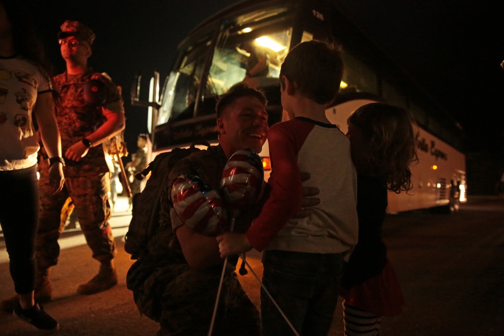 SPMAGTF Marines and Sailors Return Home