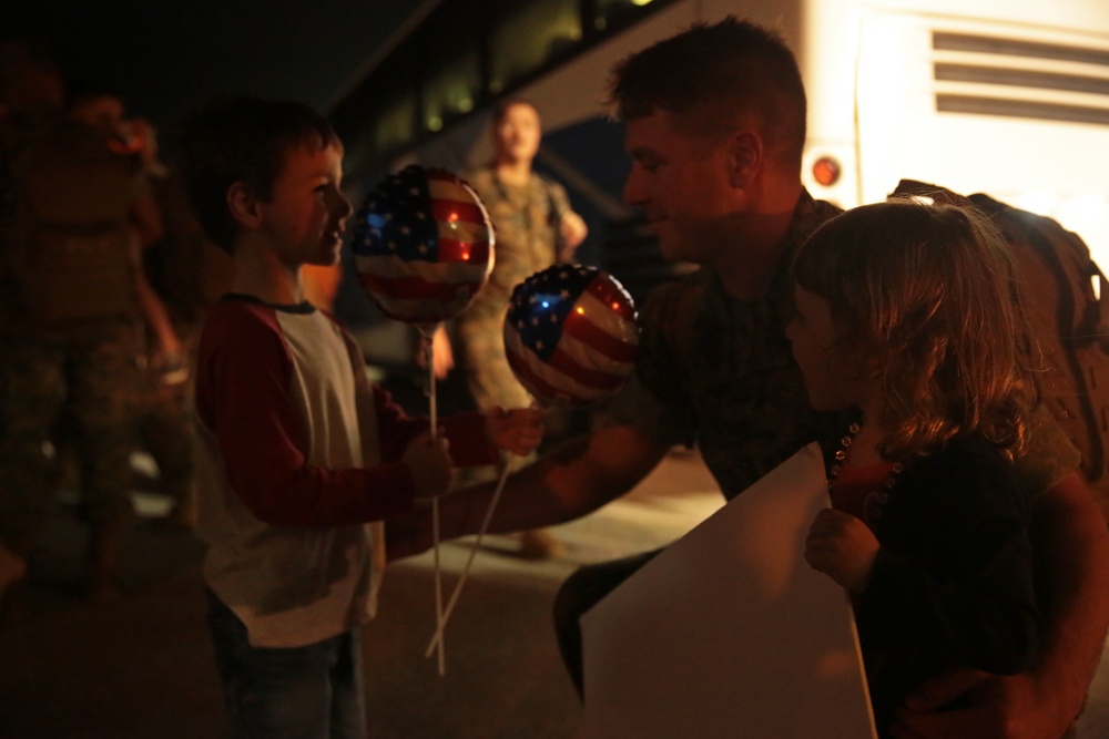 SPMAGTF Marines and Sailors Return Home