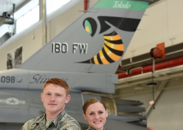 One Big Happy Family: 180th Fighter Wing Siblings Serve Side-by-Side