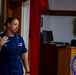 Chief Malia Chasteen talks to recruits