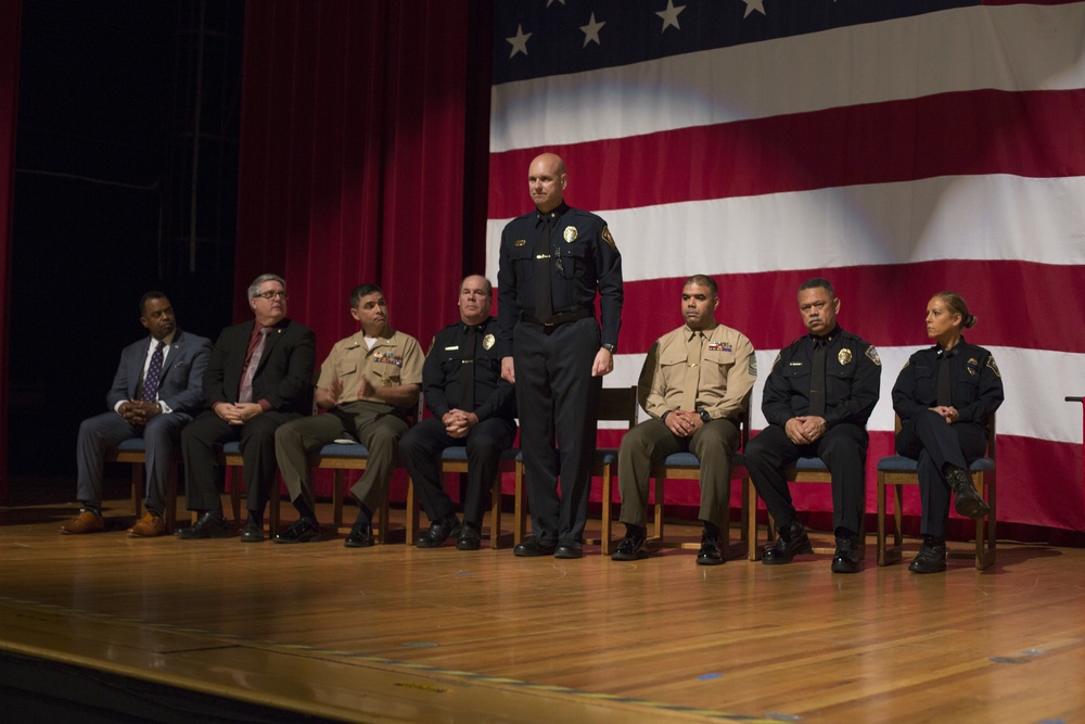 Earning their badge: Marine Corps Police Academy West graduation