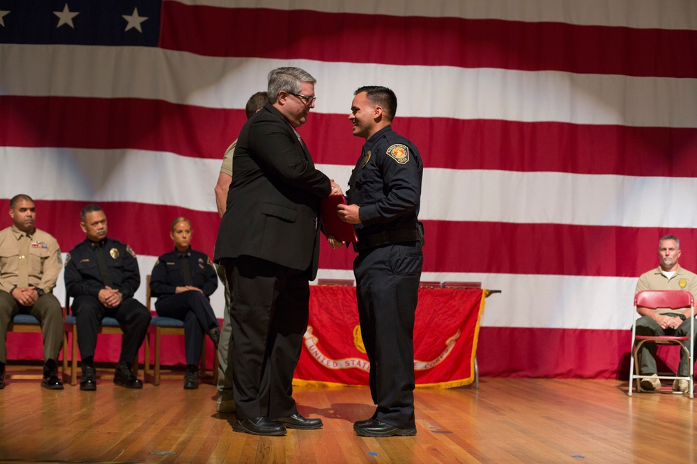 Earning their badge: Marine Corps Police Academy West graduation