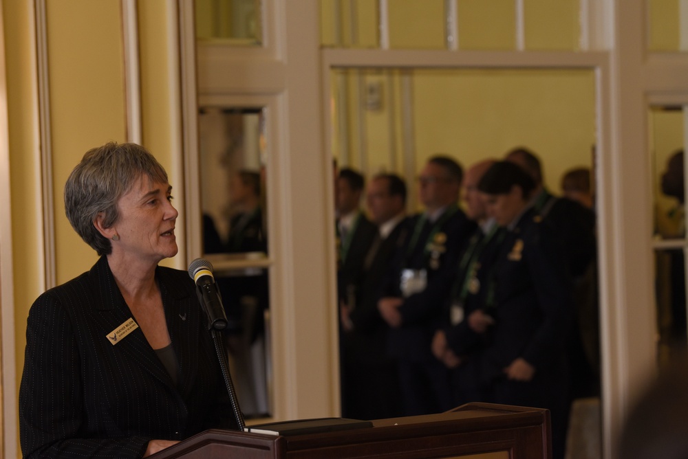 SecAF visits 35th Space Symposium