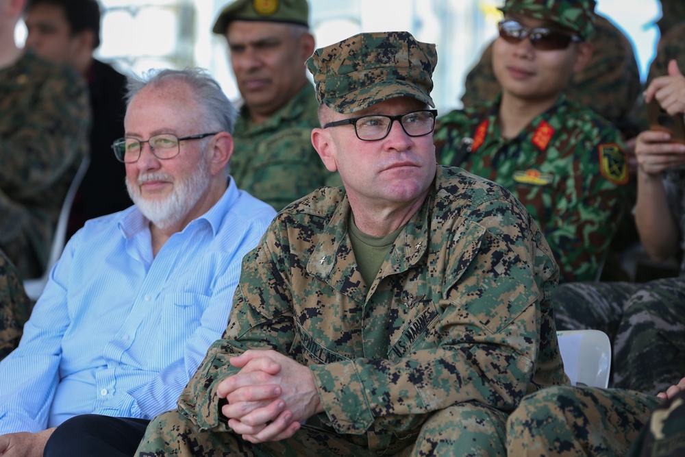 Balikatan 2019: Distinguished visitors attend the combined arms live fire exercise
