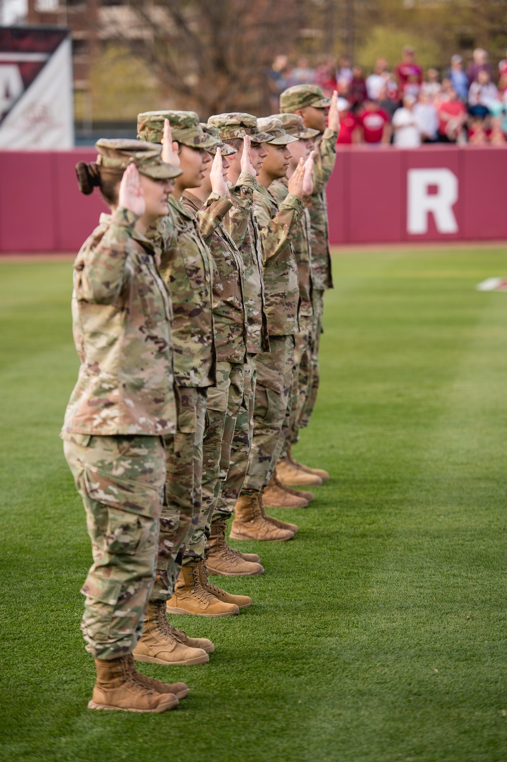 OU ROTC cadets take oath of office