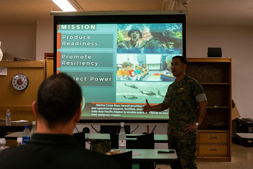 Tour of Pu’uloa RangeTraining Facility for Local Leaders