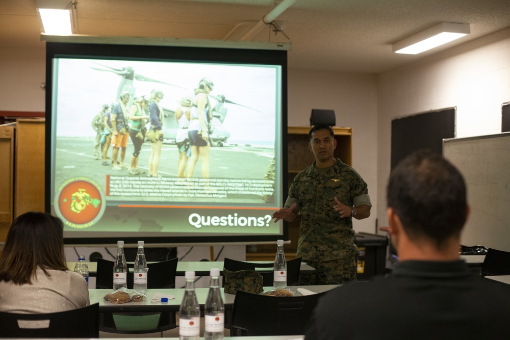 Tour of Pu’uloa RangeTraining Facility for Local Leaders