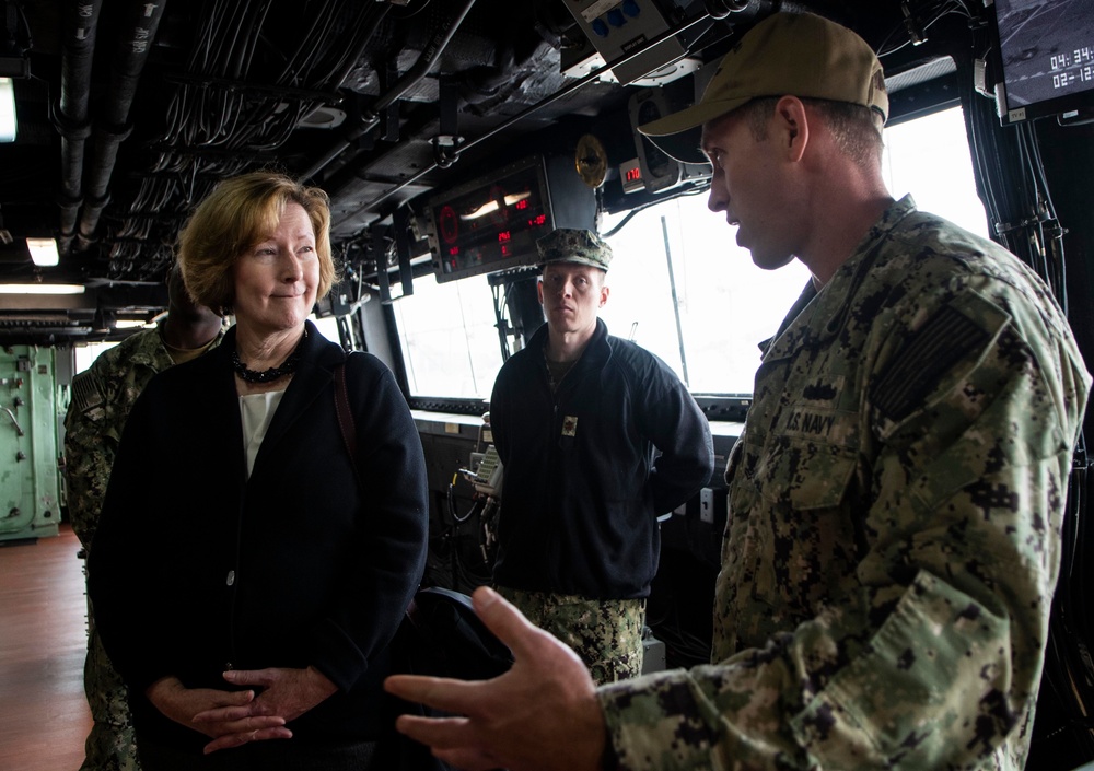 USS Green Bay Deputy Naval Inspector General Visit