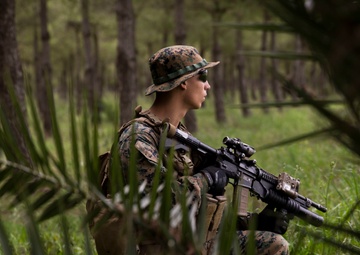 GCE rehearses patrol tactics