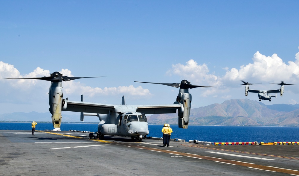 Balikatan 2019: USS WASP (LHD 1) OPERATIONS