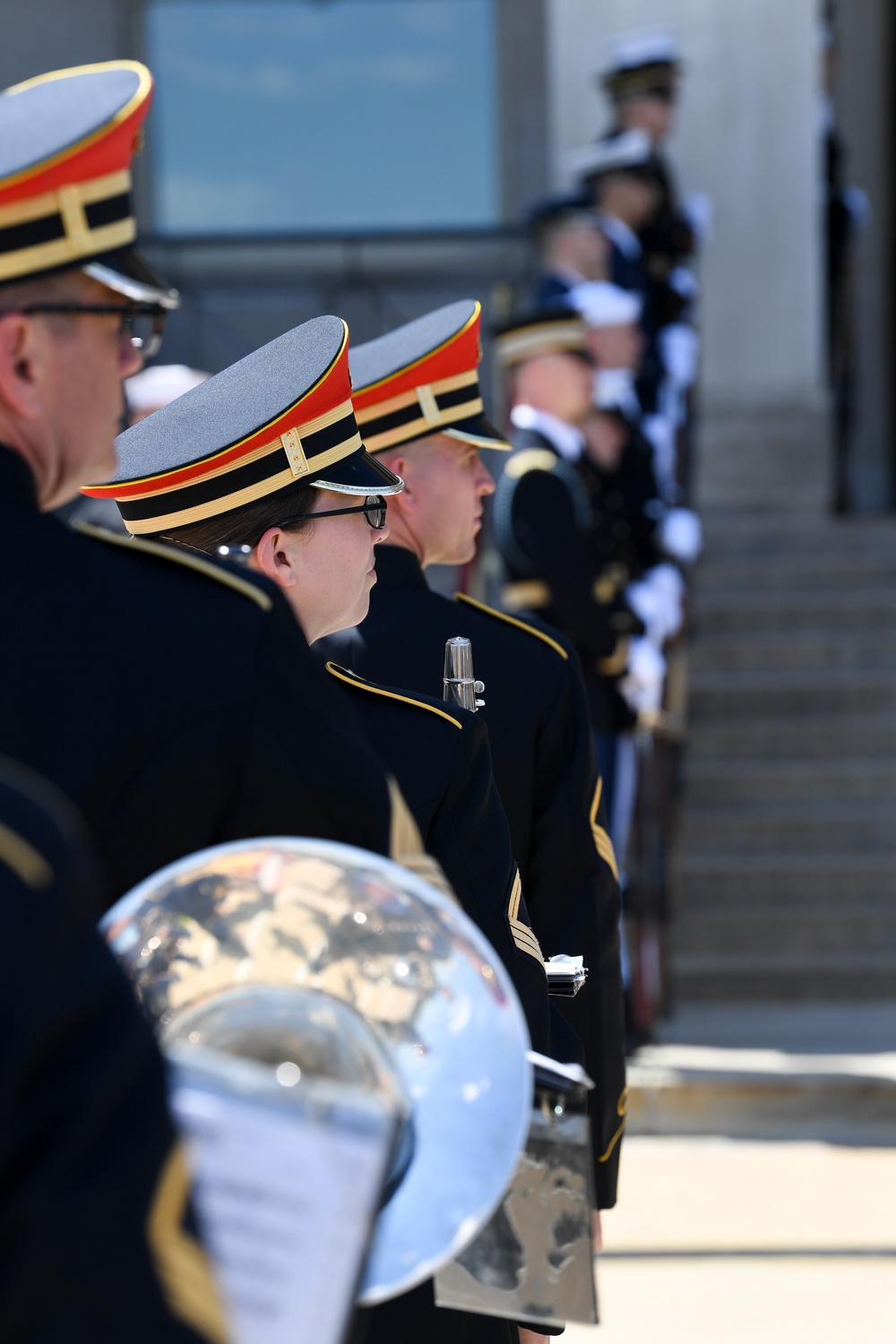 Armed Forces Full Honor Cordon in honor of MOD Austria