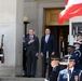 Armed Forces Full Honor Cordon in honor of MOD Austria