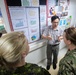 Pacific Partnership 2019 Personnel discuss medical procedures with Malaysian Doctors