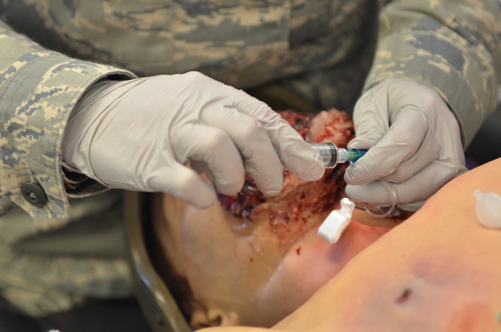 Air Guard Team Receives Navy Medical Training