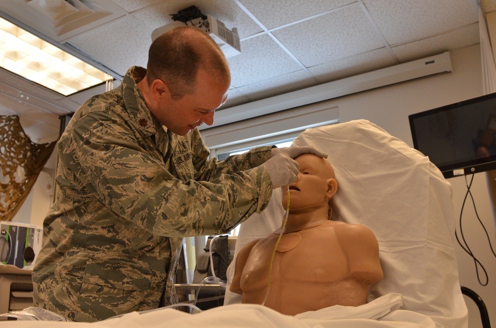 Air Guard Team Receives Navy Medical Training
