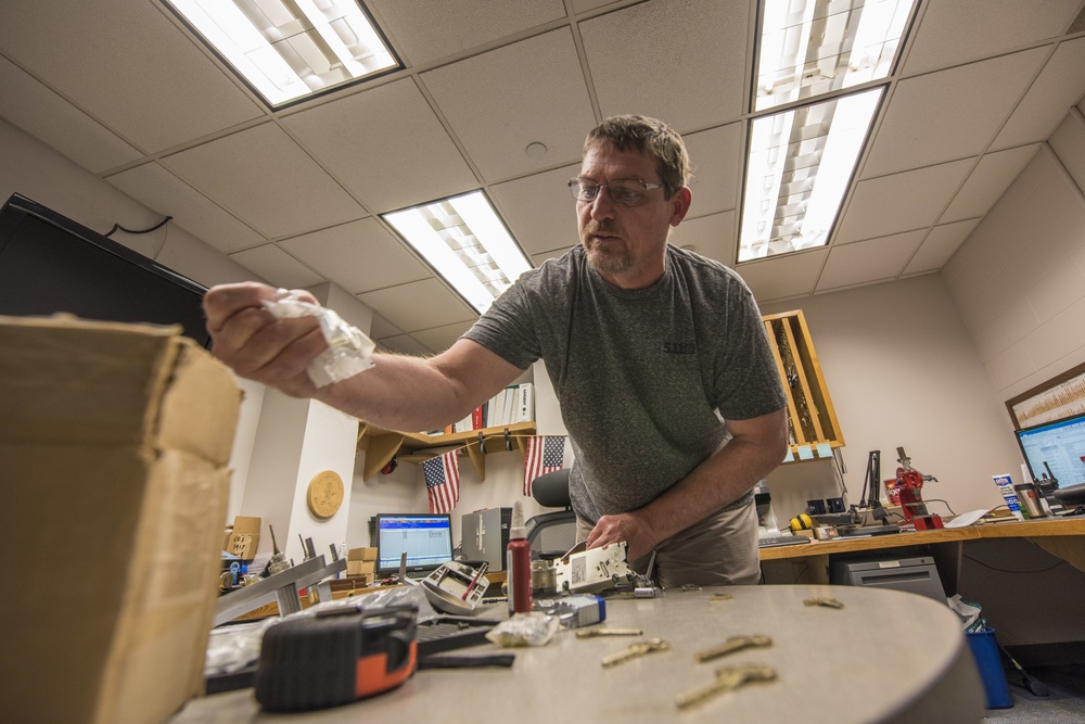 Schriever locksmith key to base accessibility