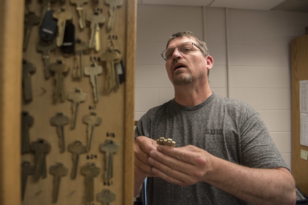 Schriever locksmith key to base accessibility