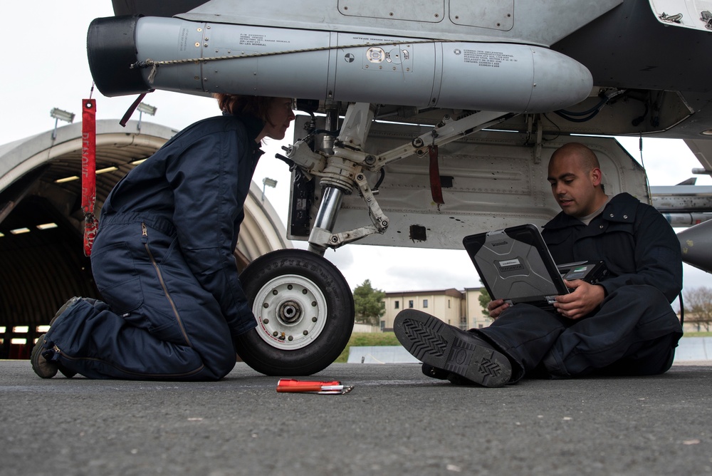 Maintaining the mission: Airmen step into the boots of crew chiefs