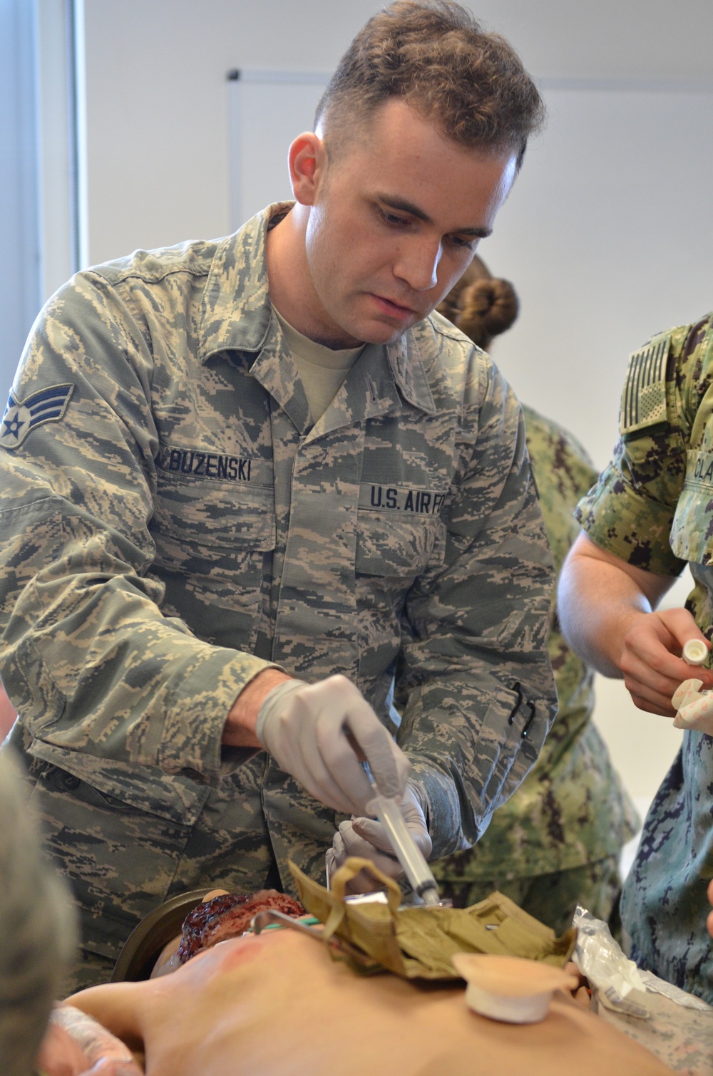 Air Guard Team Receives Navy Medical Training