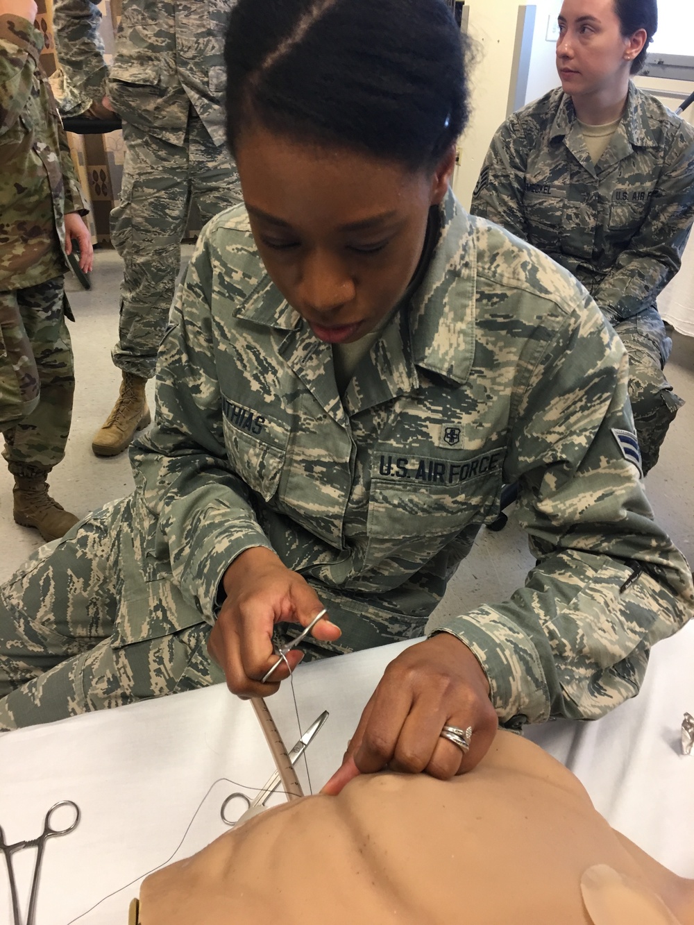 Air Guard Team Receives Navy Medical Training