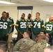 Green Bay Packers 2019 Tailgate Tour visits with Soldiers at Fort McCoy