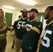 Green Bay Packers 2019 Tailgate Tour visits with Soldiers at Fort McCoy