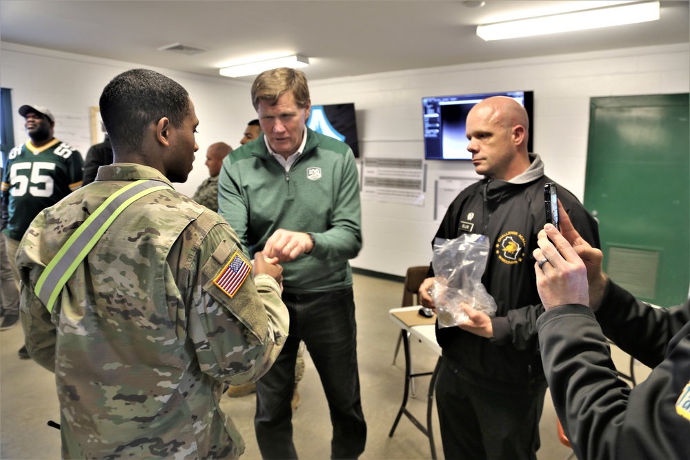 Green Bay Packers 2019 Tailgate Tour visits with Soldiers at Fort McCoy