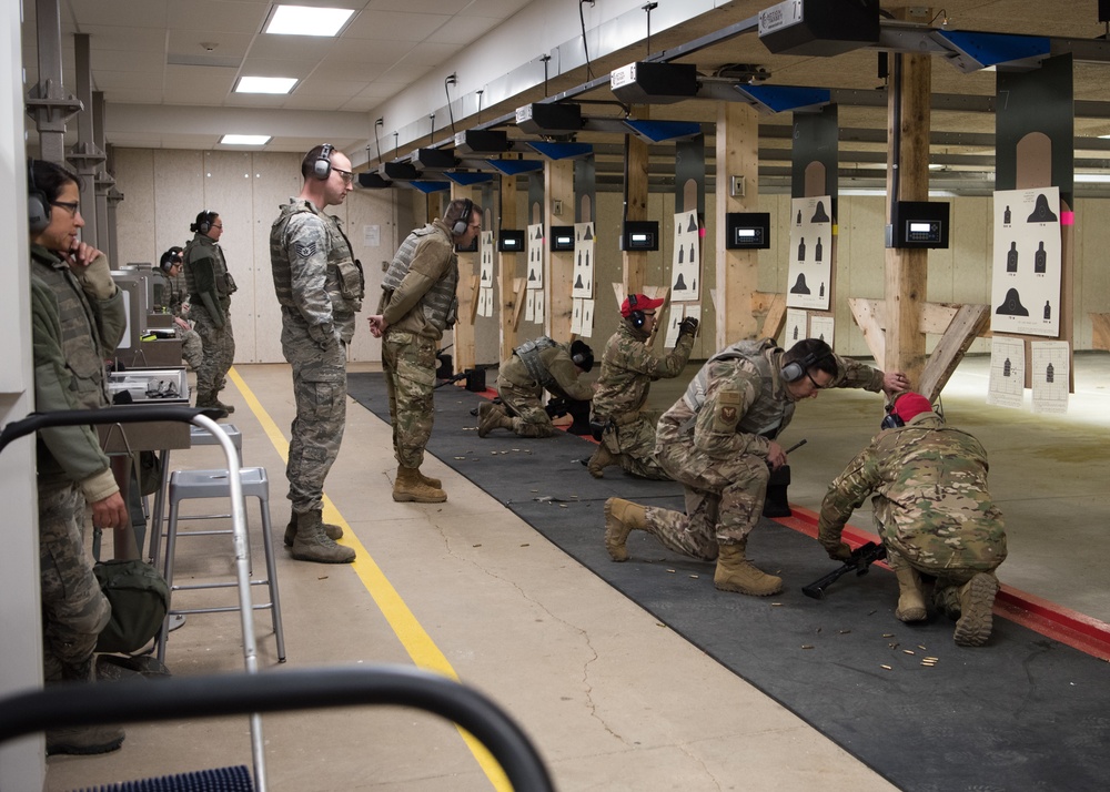 Combat arms training at Whiteman AFB