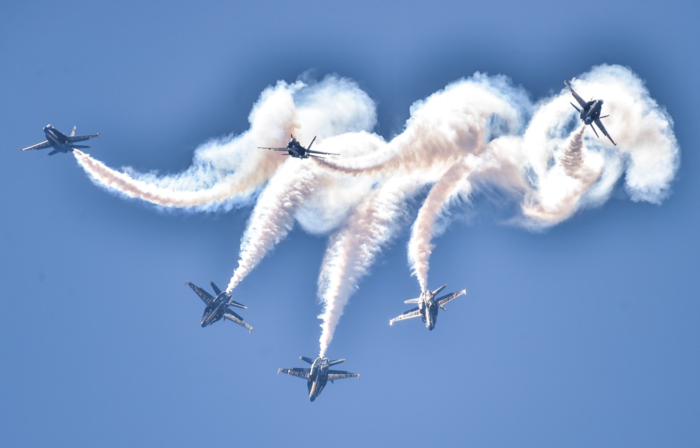 Blue Angels Practice Over Pensacola