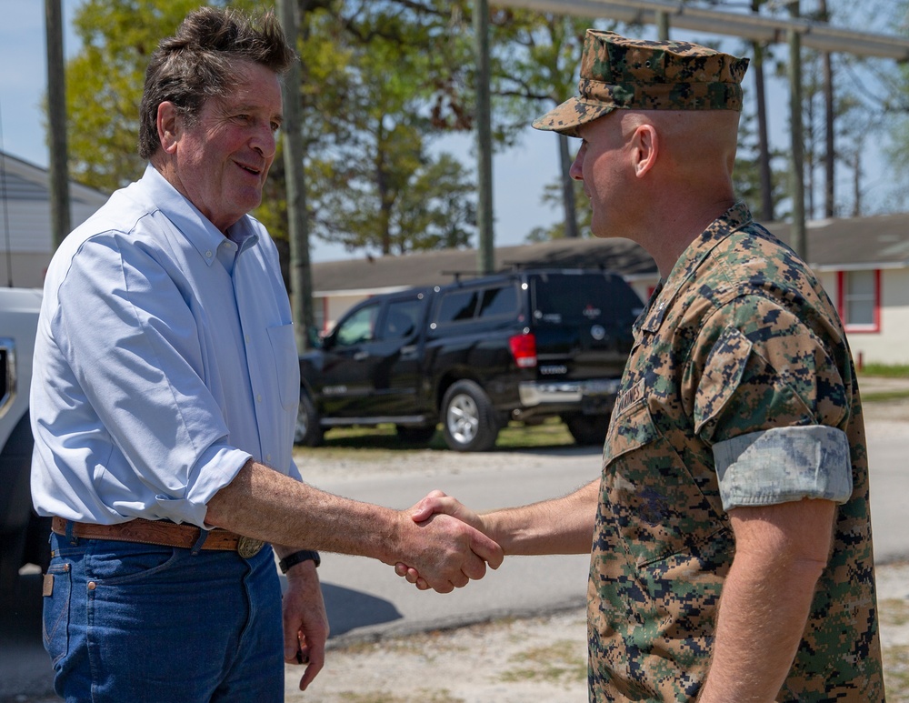 U.S. Congressmen John Garamendi and Doug Lamborn Visit Marine Corps Combat Service Support Schools