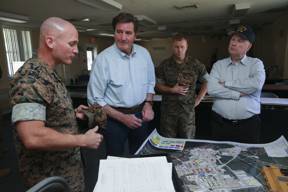U.S. Congressmen John Garamendi and Doug Lamborn Visit Marine Corps Combat Service Support Schools