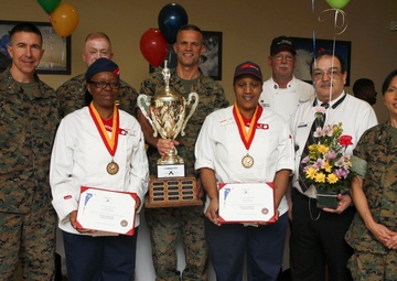 Marines and Sodexo employees compete in culinary competition