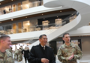MG Yee plays the Binary Game at NU Cyber Day