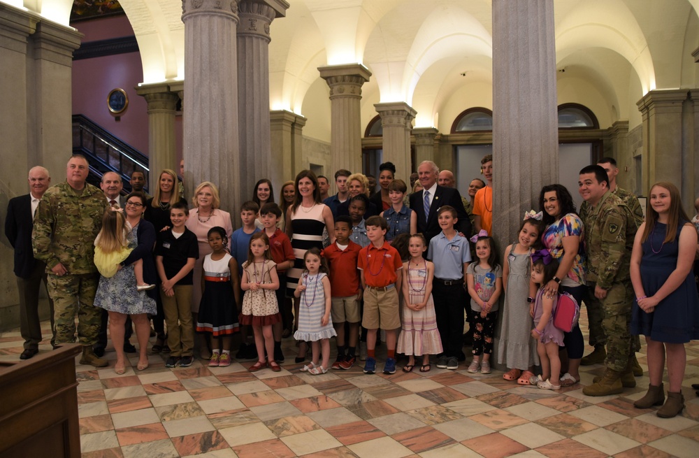 Month of the Military Child proclamation reading