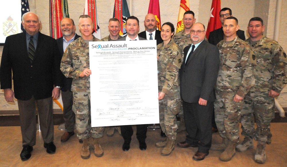 Sexual Assault Awareness and Prevention Proclamation Ceremony held