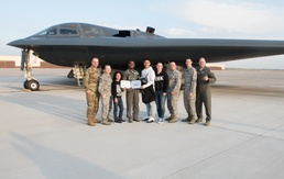 509th Communications Squadron award winner flies in Whiteman AFB B-2